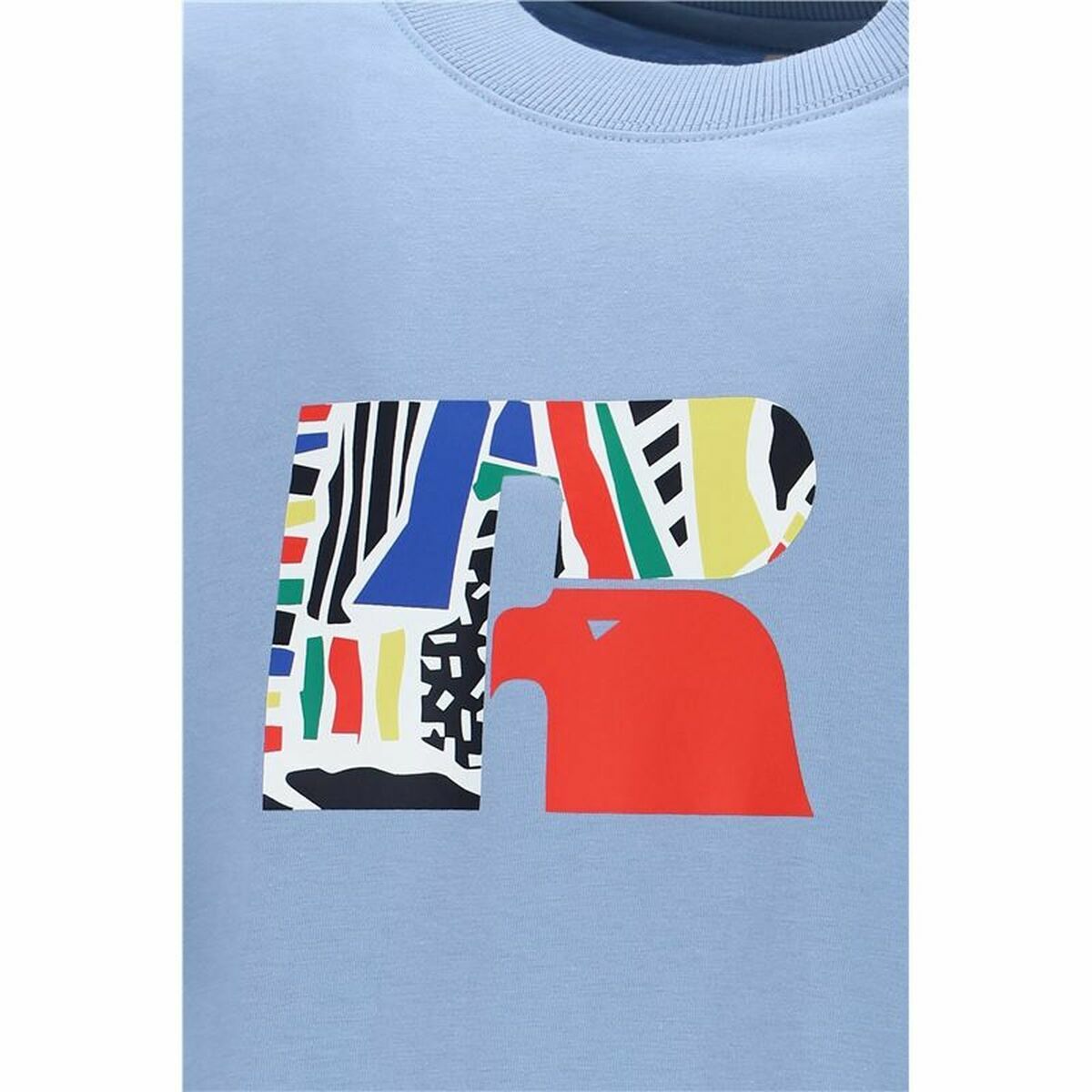 T-shirt med kortärm Herr Russell Athletic Emt E36211 Blå Indigo - 3