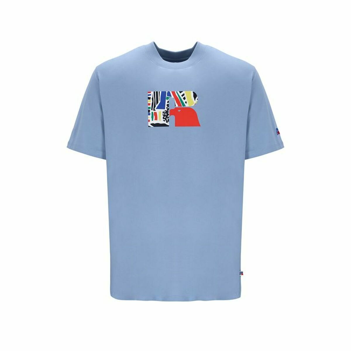 T-shirt med kortärm Herr Russell Athletic Emt E36211 Blå Indigo