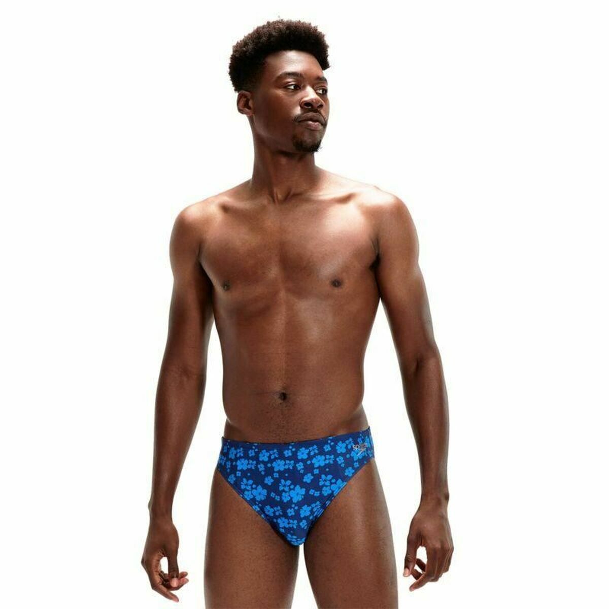 Baddräkt Herr Speedo Allover Brief Blå - 8