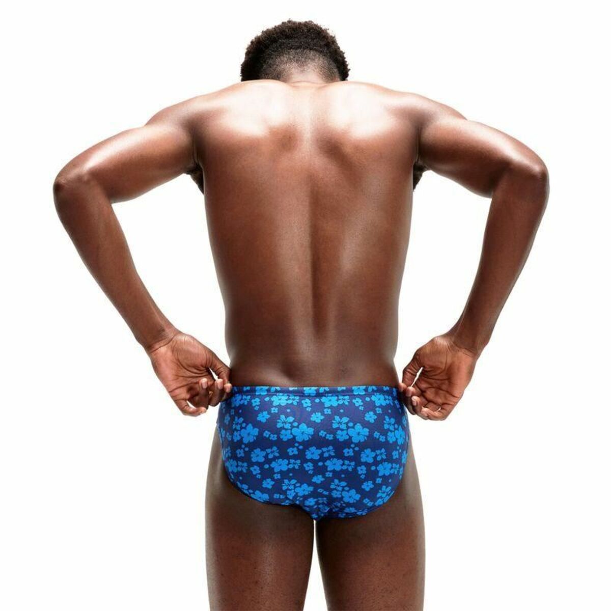 Baddräkt Herr Speedo Allover Brief Blå - 5