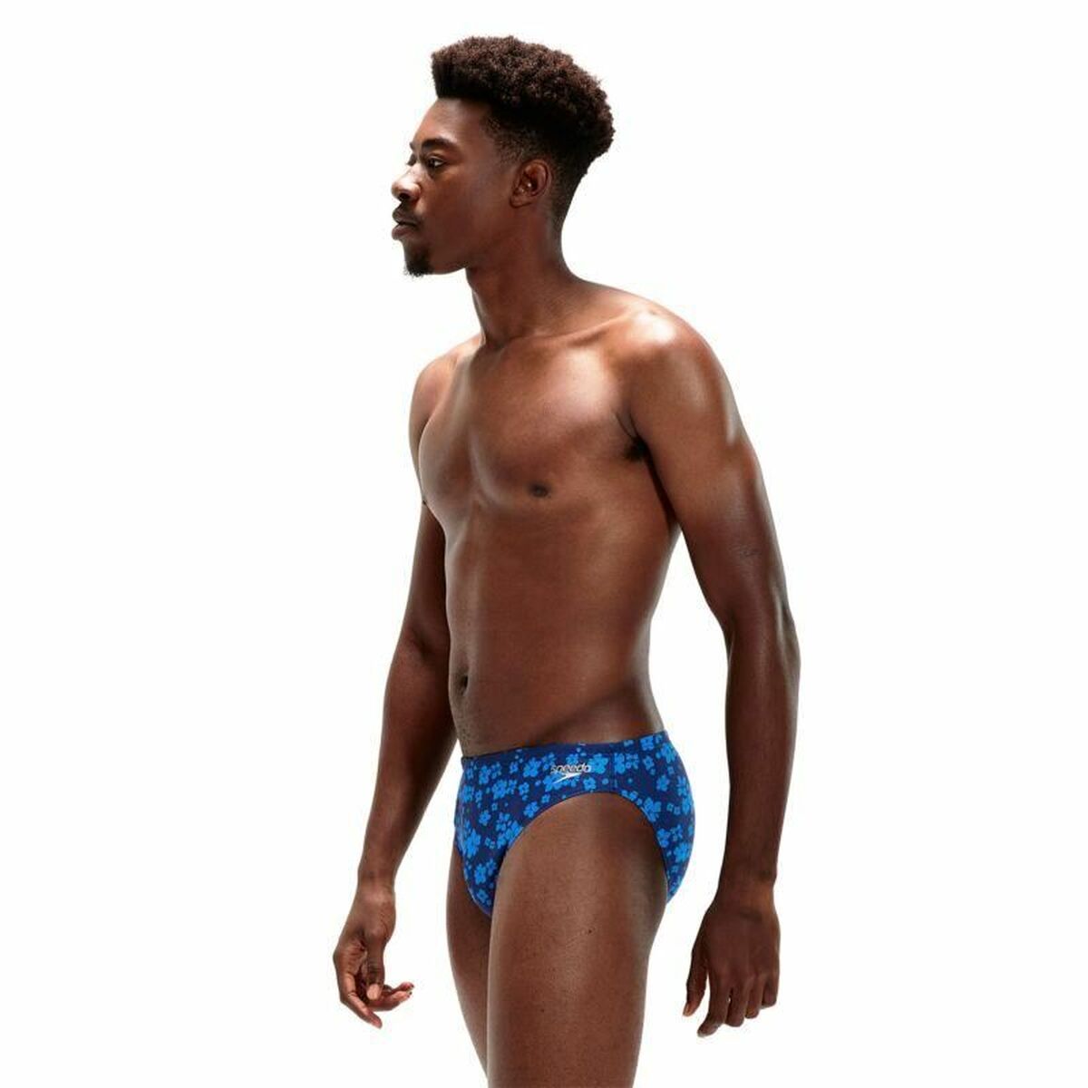 Baddräkt Herr Speedo Allover Brief Blå - 3