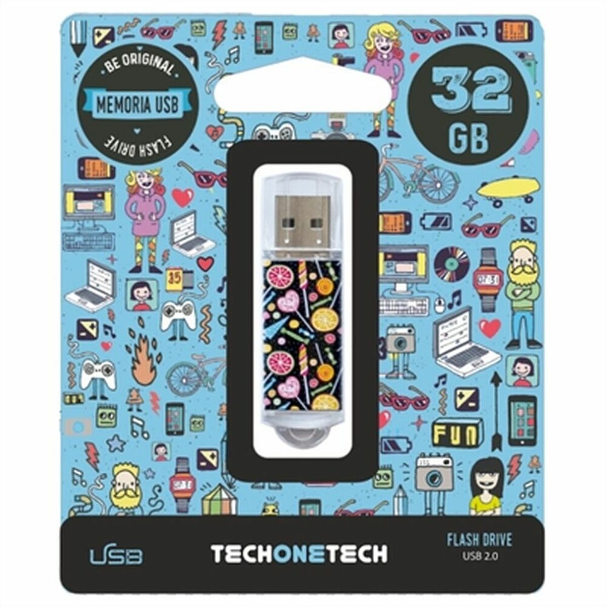 USB-minne Tech One Tech TEC4001-32 32 GB