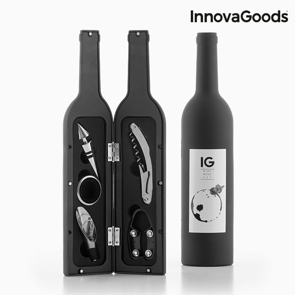 Vinlåda Flaska InnovaGoods 5 Delar - 7