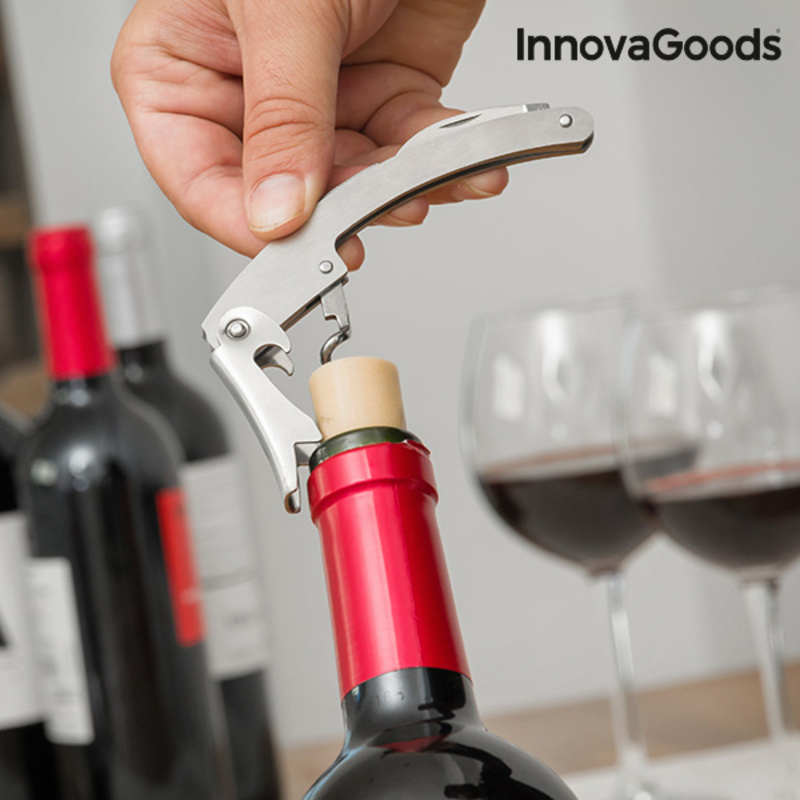 Vinlåda Flaska InnovaGoods 5 Delar - 13