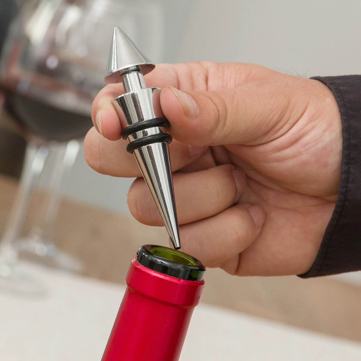 Vinlåda Flaska InnovaGoods 5 Delar - 35