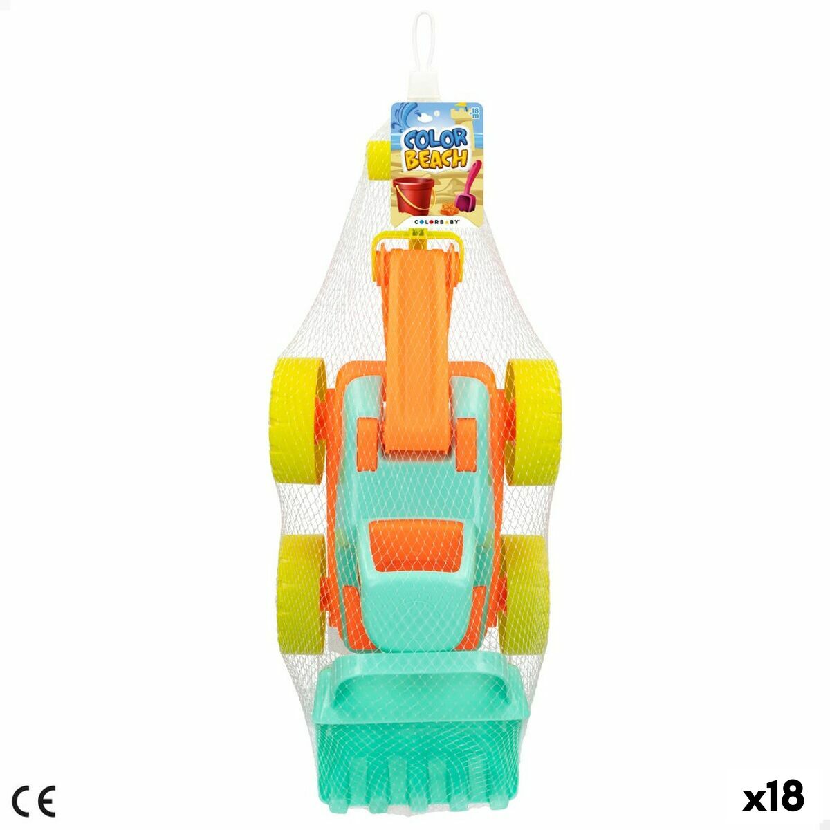 Grävmaskin Colorbaby Strand polypropen 40 x 19 x 17,5 cm (18 antal) - 5