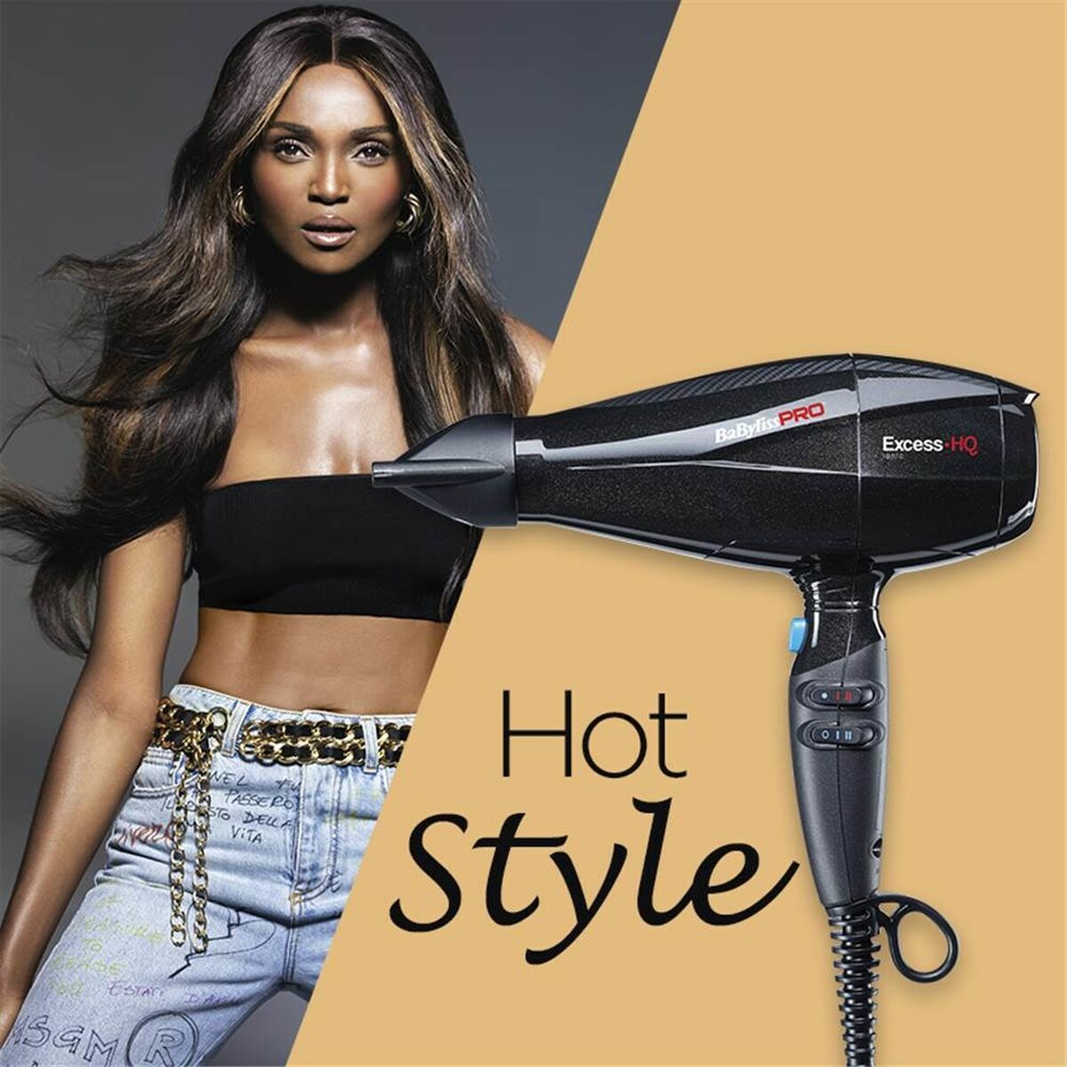 Hårtork Babyliss Excess-HQ Svart 2600 W - 4