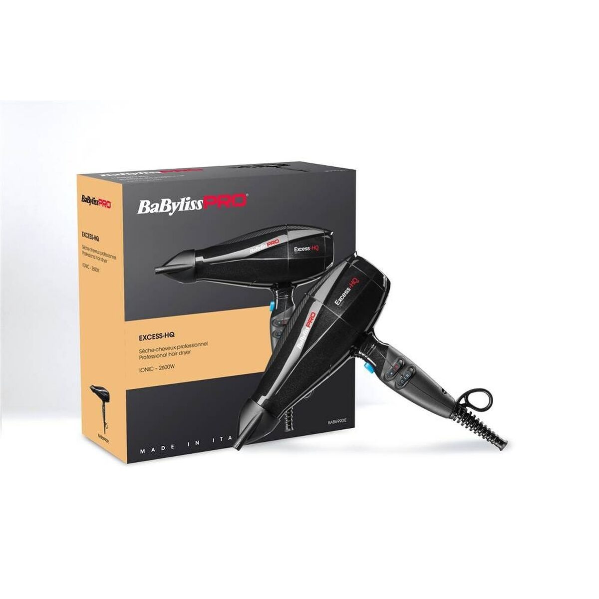 Hårtork Babyliss Excess-HQ Svart 2600 W - 6