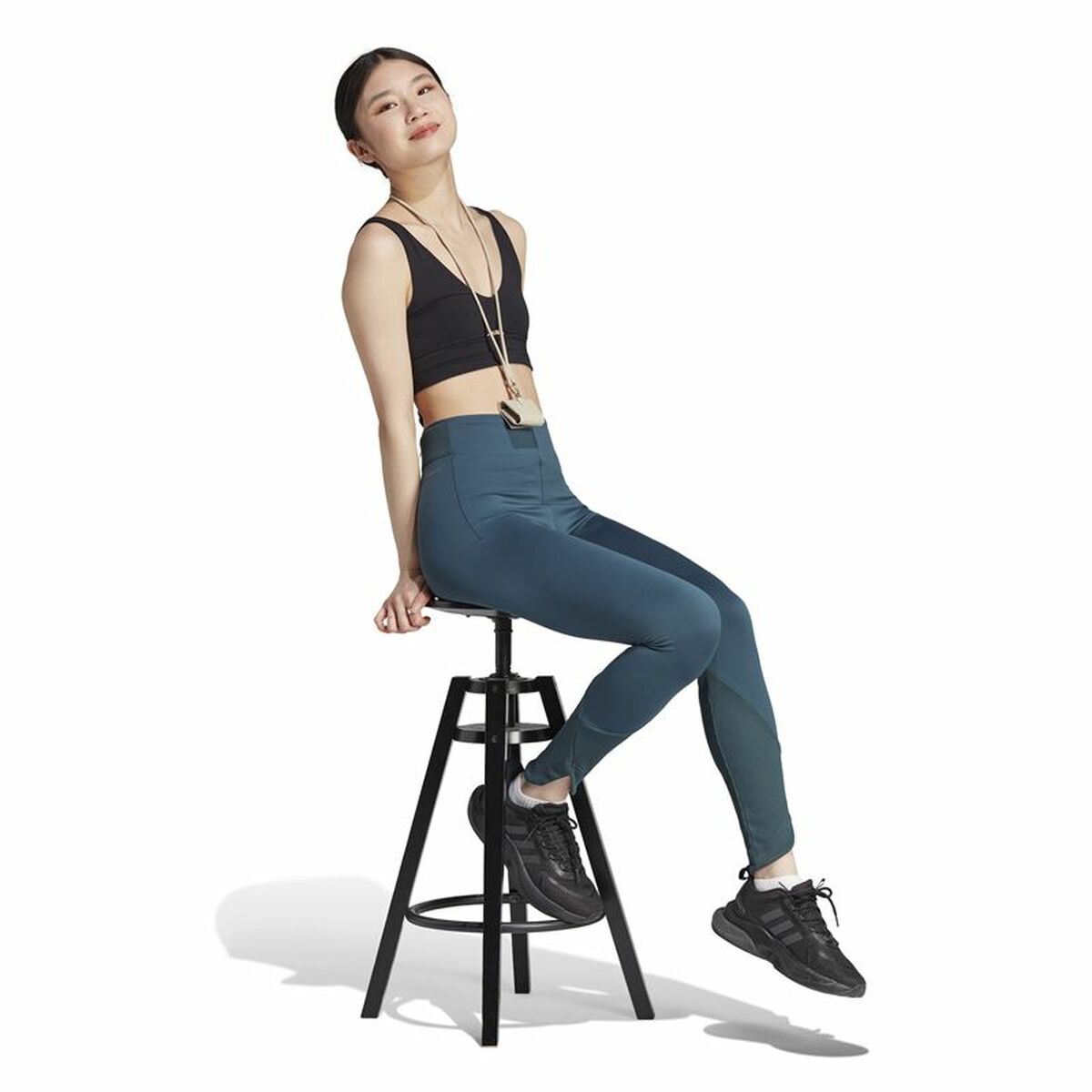 Sport-leggings, Dam Adidas Z.N.E. Blå - 4