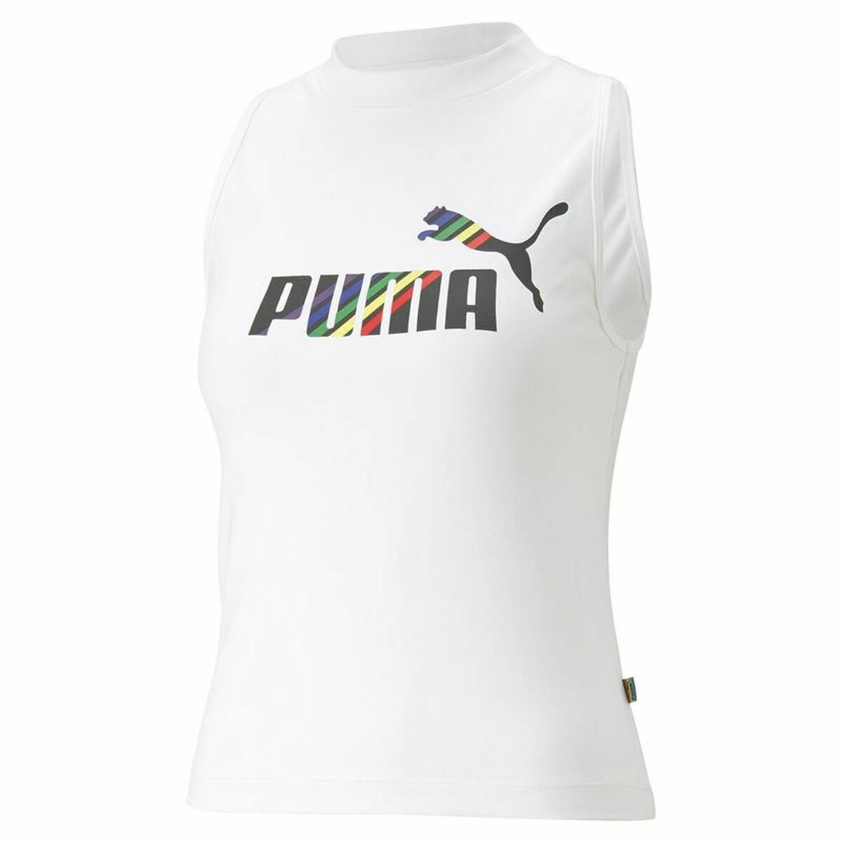 Ärmlös sporttröja Dam Puma Ess+ Love Is Love Sl Vit - 8