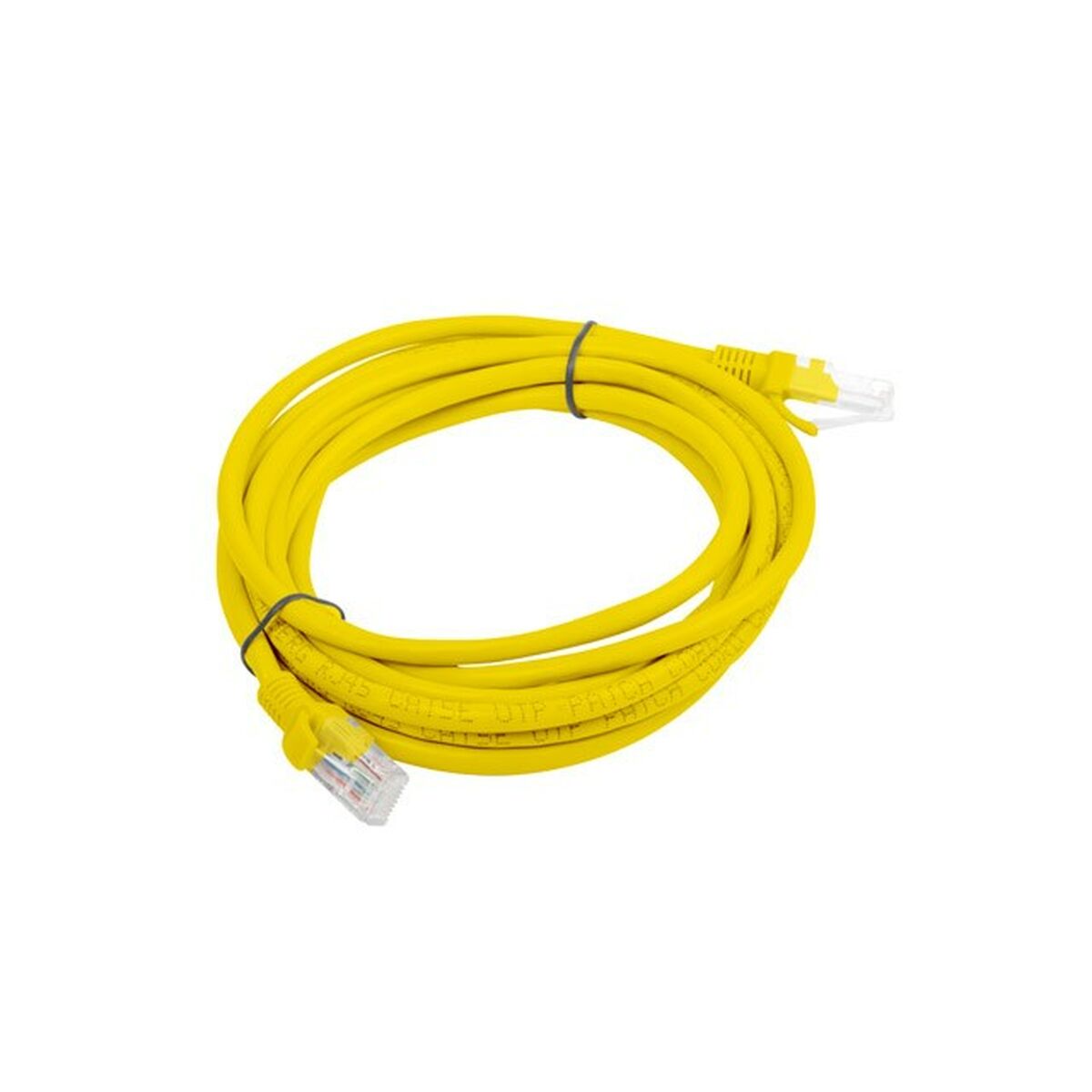 Nätkabel UTP Styv Kategori 5e Lanberg PCU5-20CC-0300-Y Gul 3 m - 2