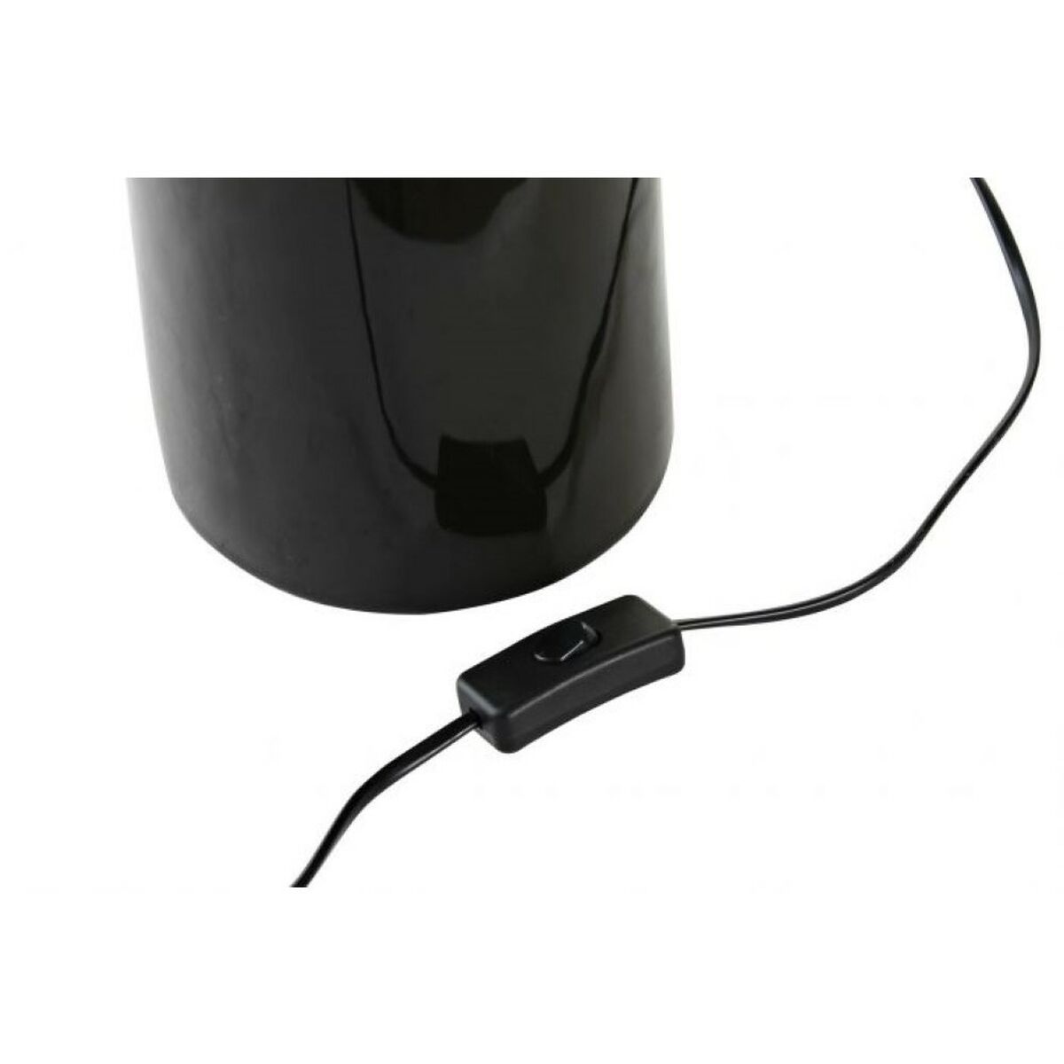 Bordslampa DKD Home Decor Svart Multicolour Silvrig Metall Stengods 50 W 220 V 32 x 32 x 52 cm - 5