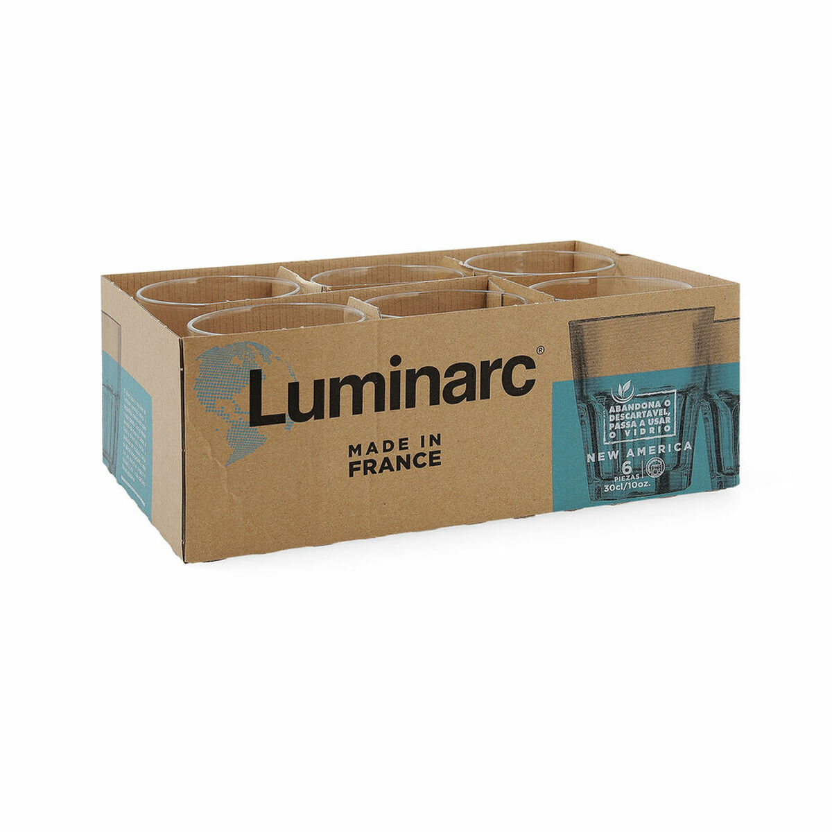 Glas Luminarc New America Transparent Glas (30 cl) (Pack 6x) - 2