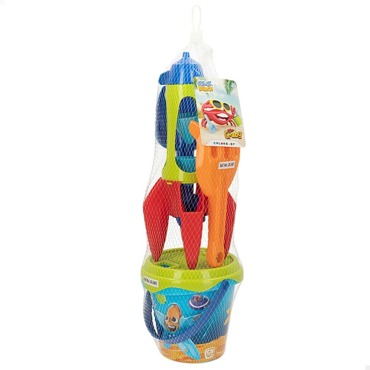 Strandleksaker set Colorbaby Raket polypropen (25 antal) - 8