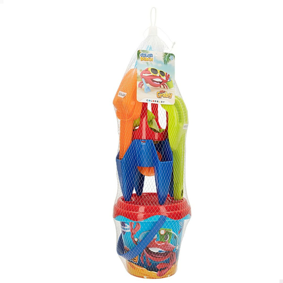 Strandleksaker set Colorbaby Raket polypropen (25 antal) - 9