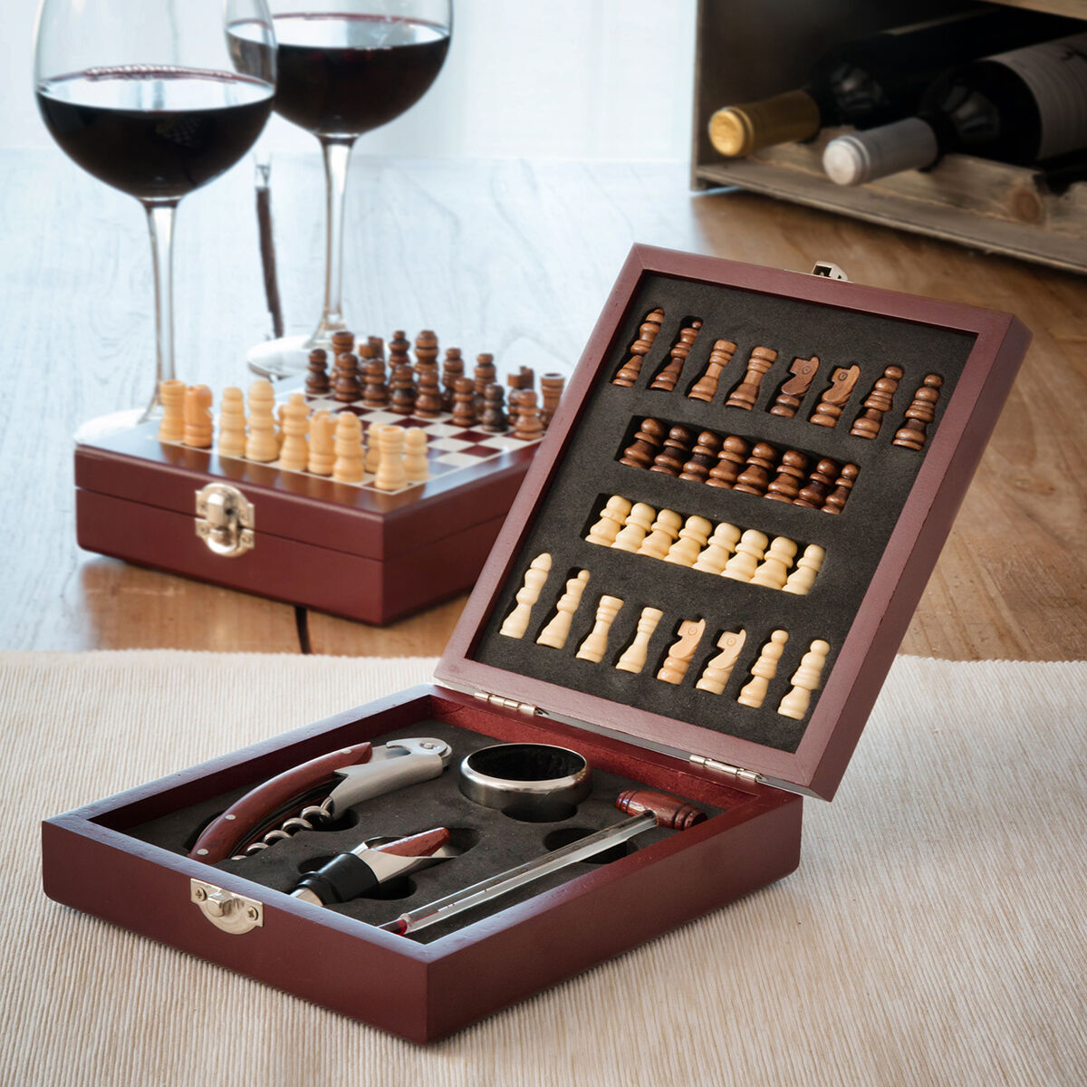 Vinset Med Schack InnovaGoods 37 Delar - 32