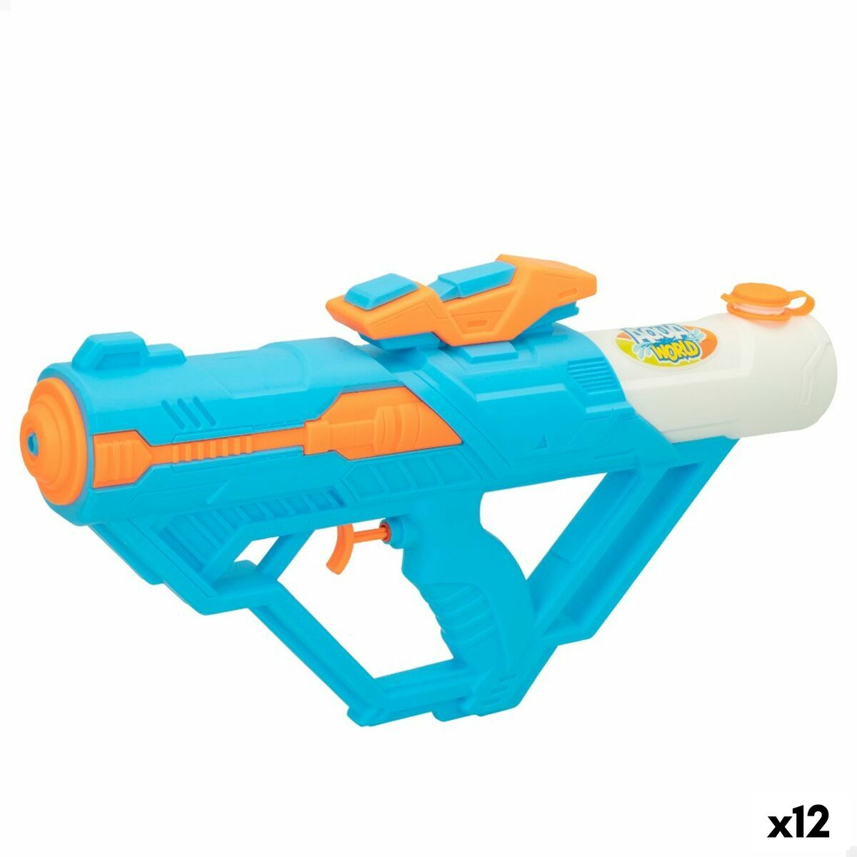 Vattenpistol Colorbaby 38 x 20 x 6,5 cm (12 antal) Blå Orange - 5