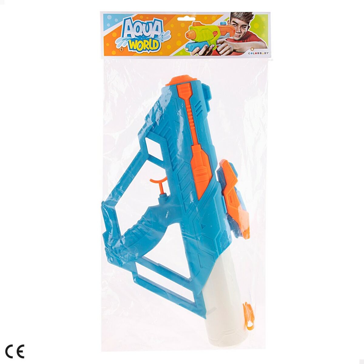Vattenpistol Colorbaby 38 x 20 x 6,5 cm (12 antal) Blå Orange - 2