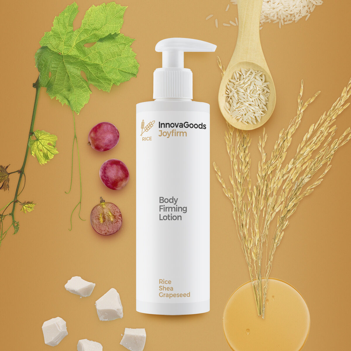Body Lotion Stärkande Rice Joyfirm InnovaGoods 250 ml - 6