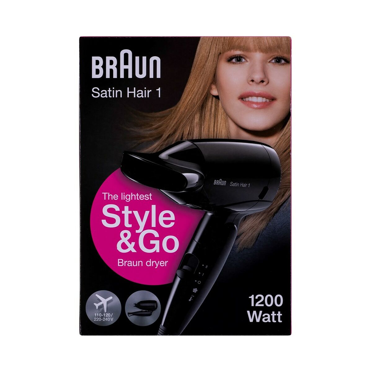 Hårtork Braun BRHD130E Svart 1200 W - 5