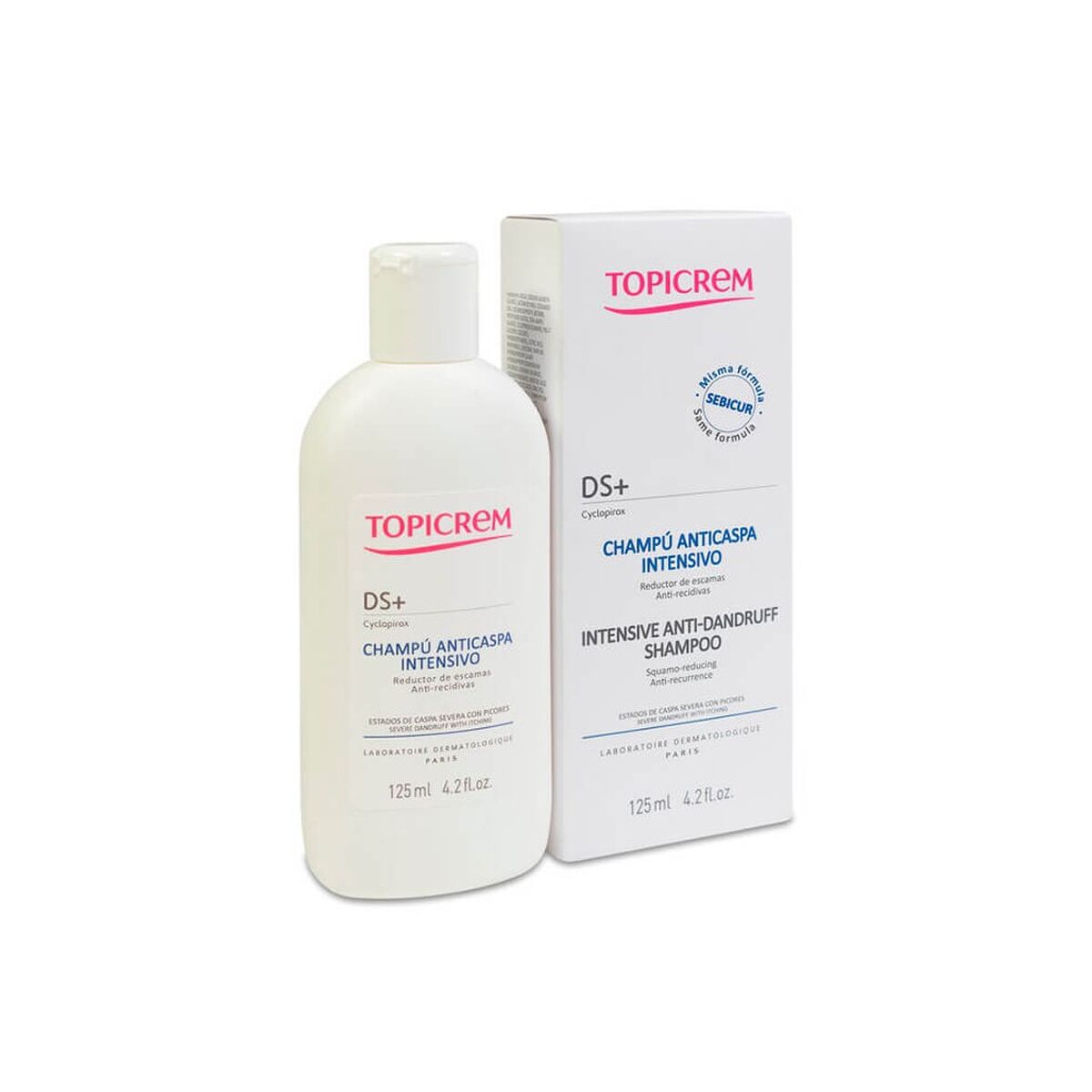 Anti-mjäll schampo Topicrem Ds+ 125 ml