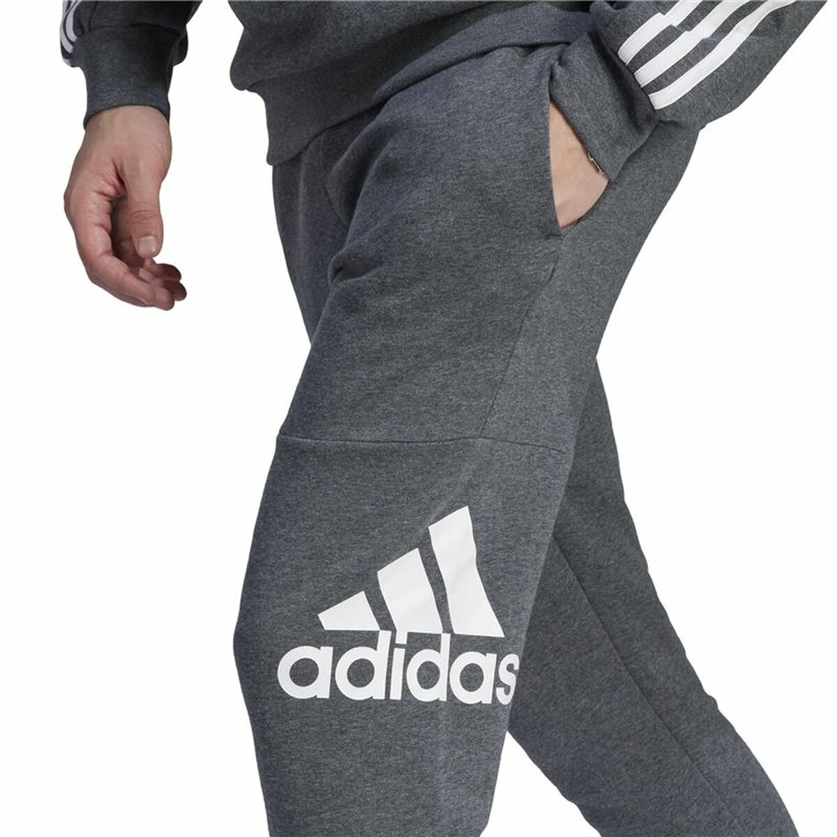 Nederdel träningsoverall för vuxna Adidas Bl Fl Tc Pt Män - 4