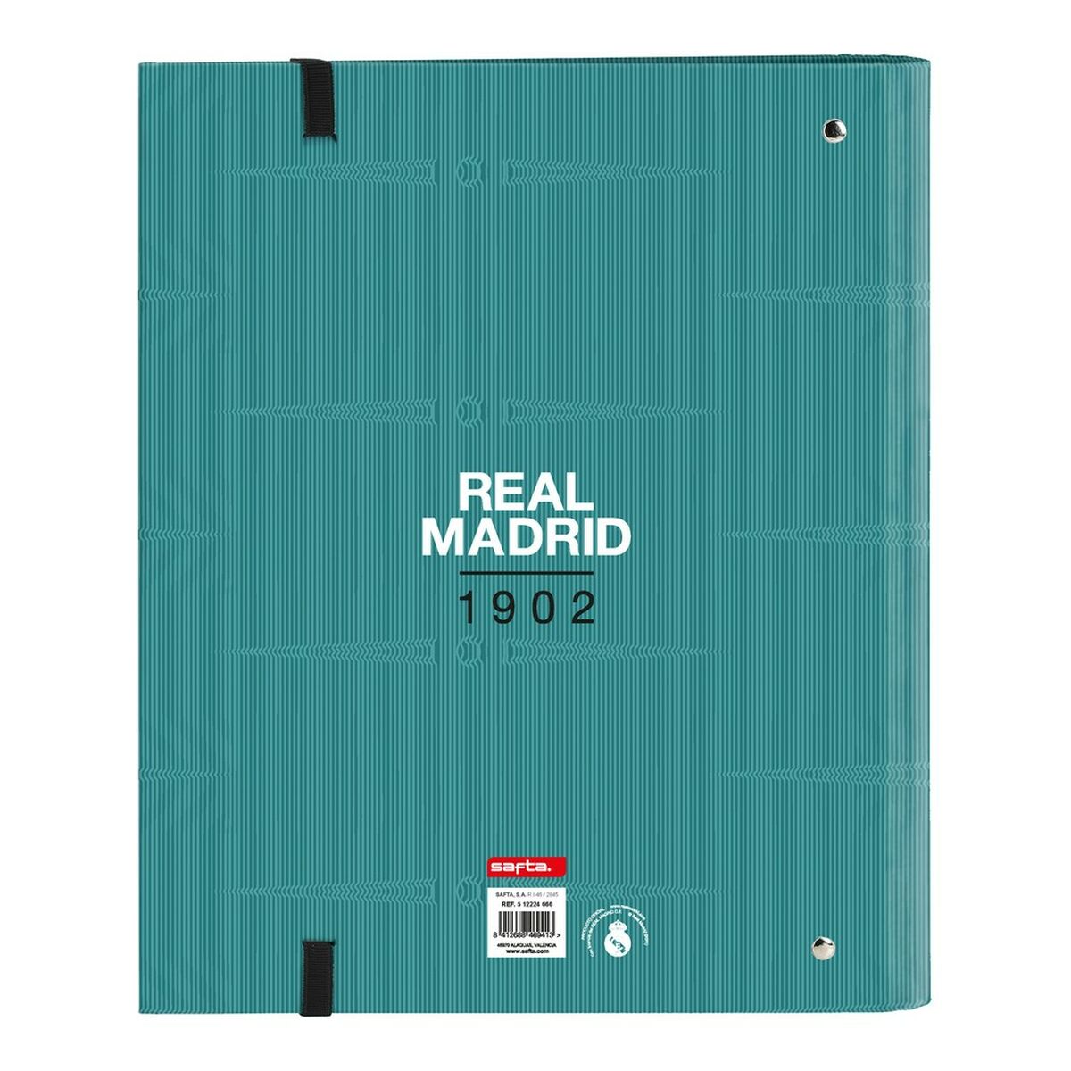 Ringpärm Real Madrid C.F. Vit Turkosgrön 27 x 32 x 3.5 cm (30 mm) - 4