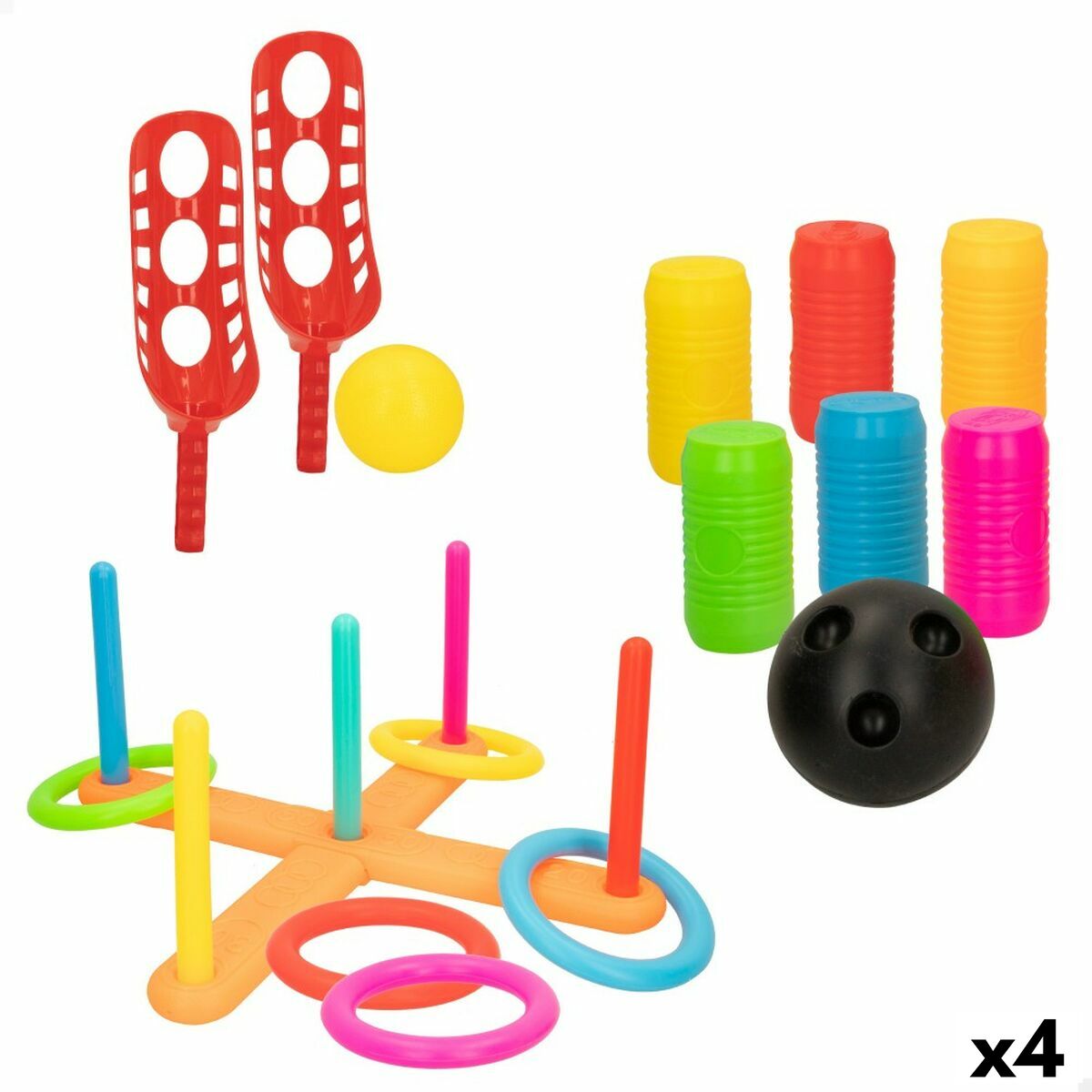 Strandleksaker set Colorbaby 40,5 x 7 x 40,5 cm (4 antal) - 7