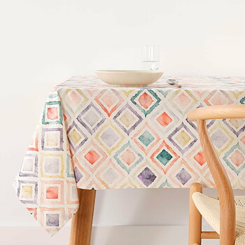 Fläckresistent bordsduk Belum 0120-364 Multicolour 200 x 150 cm Terek