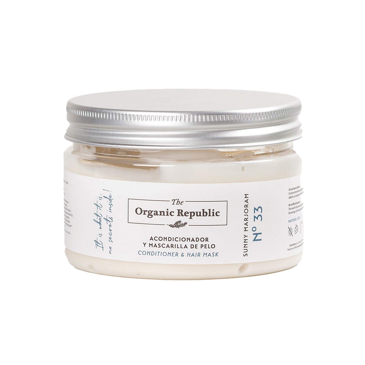 Närande balsam The Organic Republic Acondicionador Y Mascarilla 250 ml Ansiktsmask