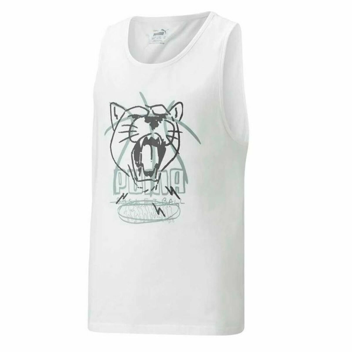 Baskettröja Puma Tank B Vit - 5
