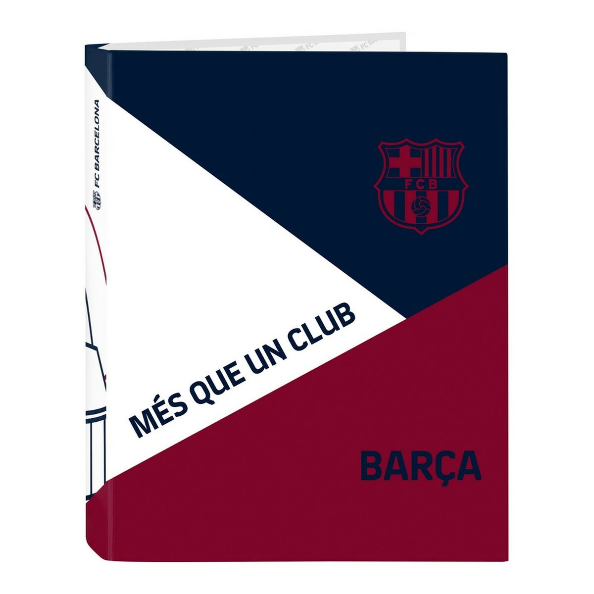 Ringpärm F.C. Barcelona Blå Rödbrun A4 (25 mm) - 3