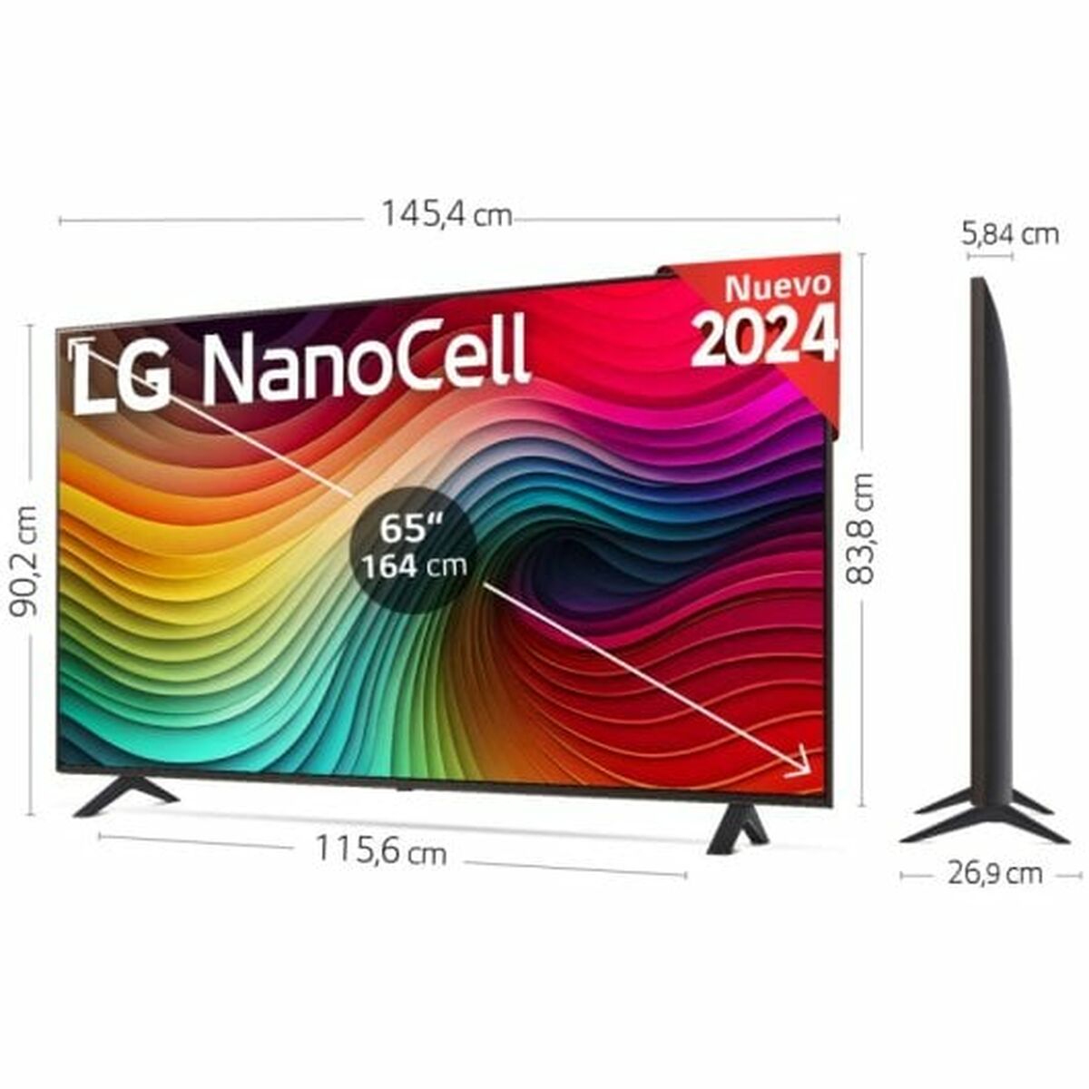 Smart TV LG 65NANO82T6B 4K Ultra HD 65" HDR D-LED A2DP NanoCell - 3