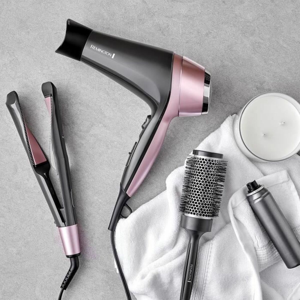 Hårtork Remington D5706 2200 W Svart Rosa 2200 W - 4