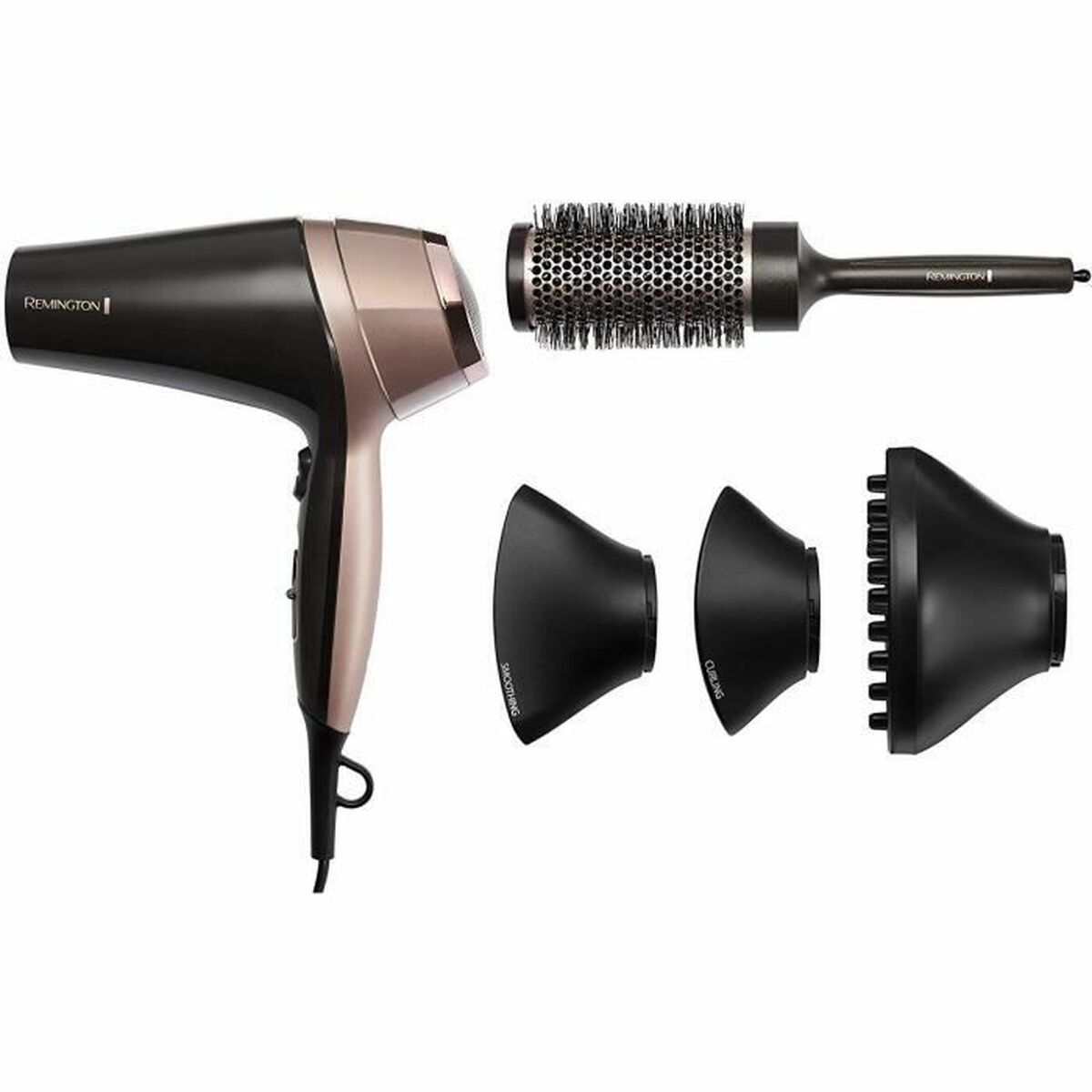 Hårtork Remington D5706 2200 W Svart Rosa 2200 W - 2