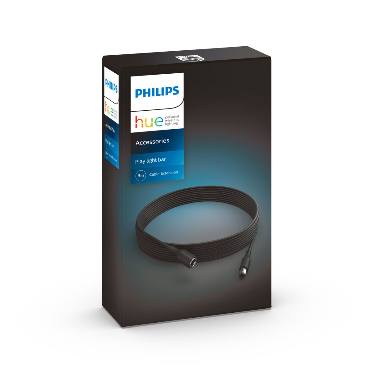 Förlängningssladd Philips   5 m Svart - 2