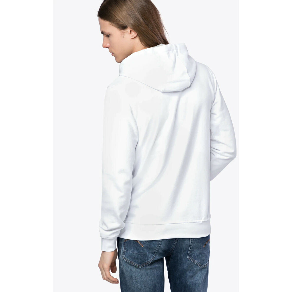Tröja med huva Herr HH LOGO Helly Hansen 33977 001 Vit - 2