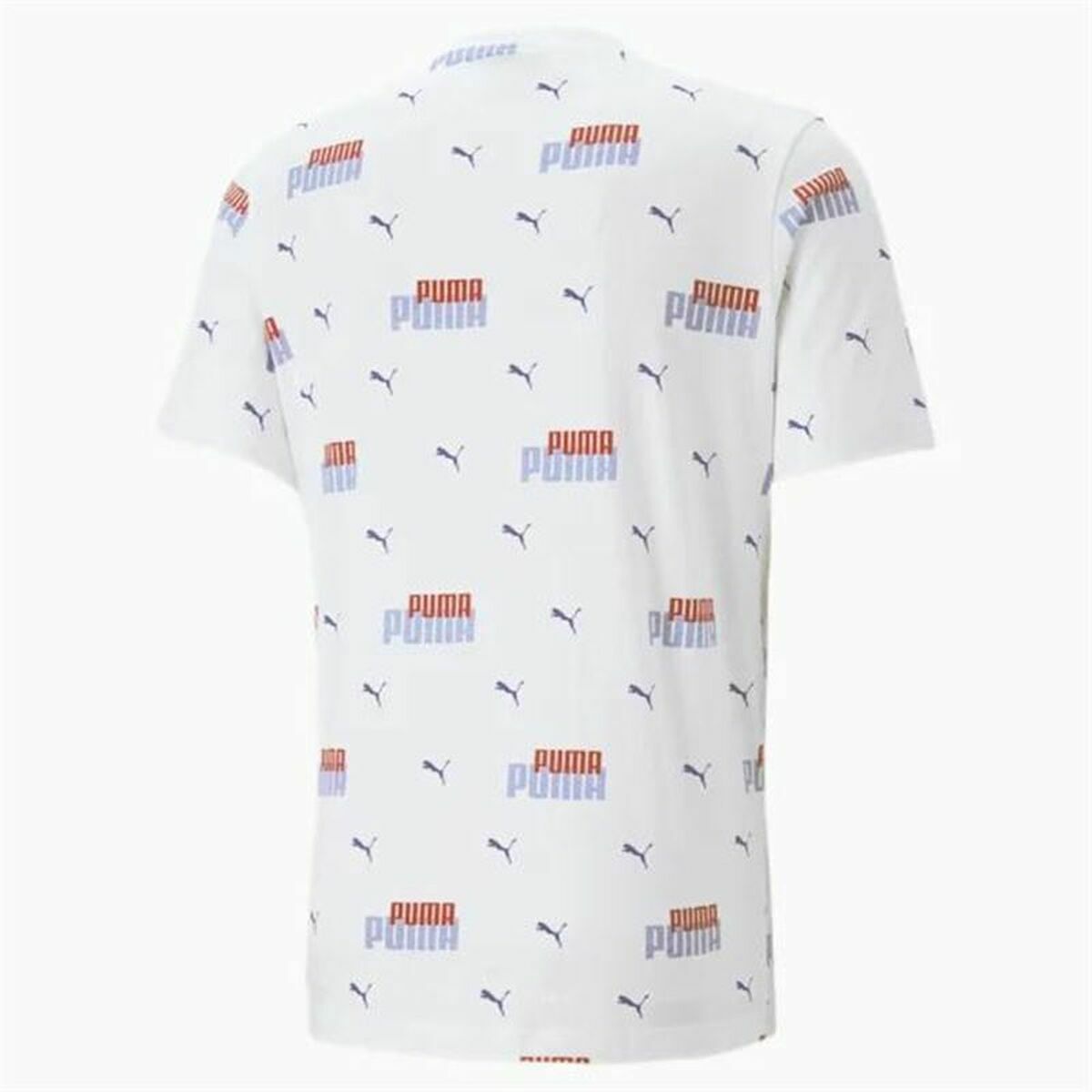 T-shirt med kortärm Herr Puma  Ess+ Logo Power Vit - 5