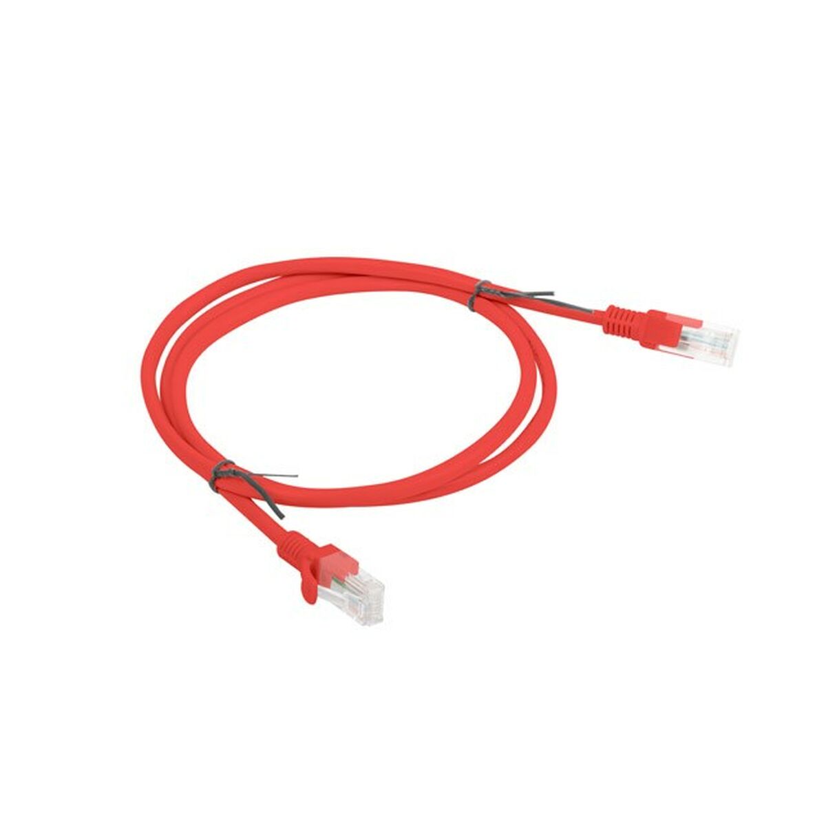 Nätkabel UTP Styv Kategori 5e Lanberg PCU5-20CC-0100-R Röd 1 m