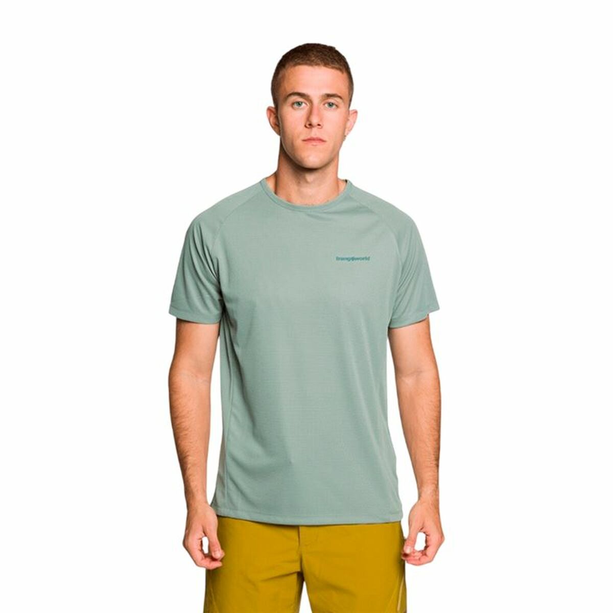 T-shirt med kortärm Herr Trangoworld Couvet Blå - 2