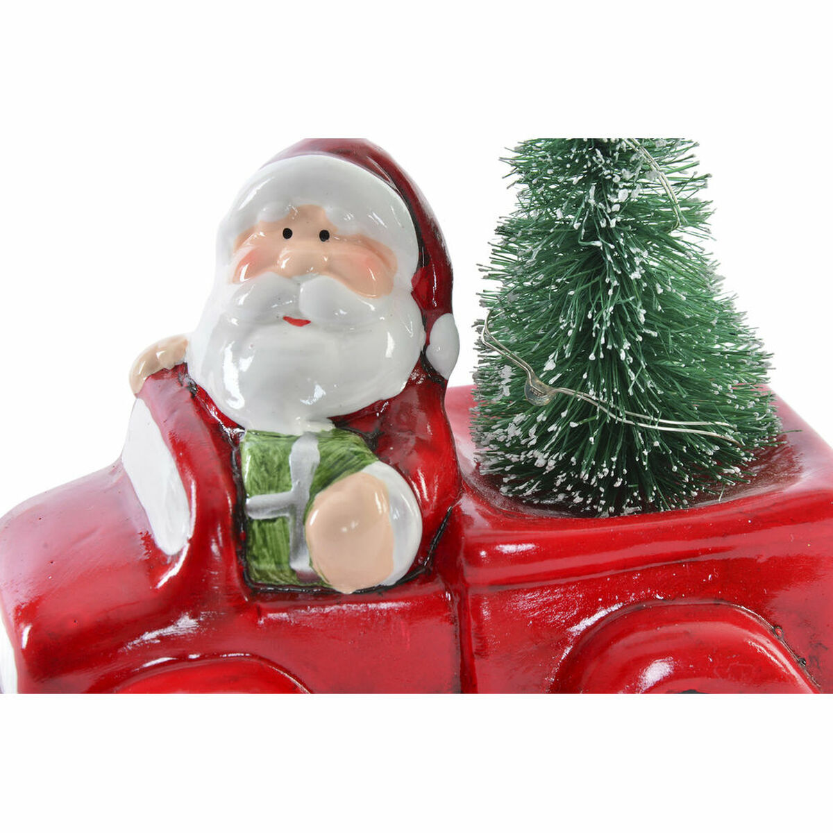 Prydnadsfigur DKD Home Decor Terrakota n Jul Tomte (11 x 7 x 11 cm) - 3