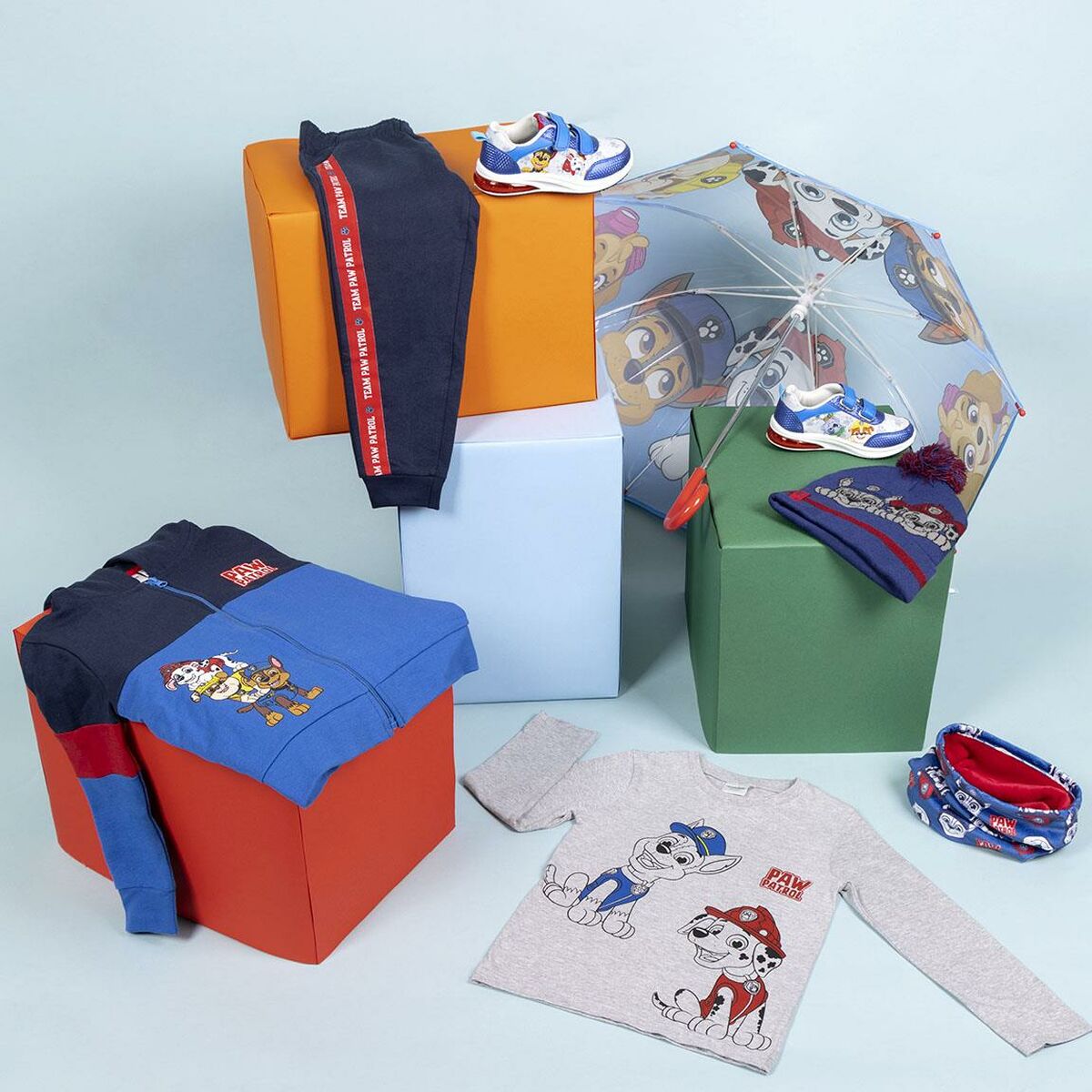 Barnmössa The Paw Patrol Blå (One size) - 7