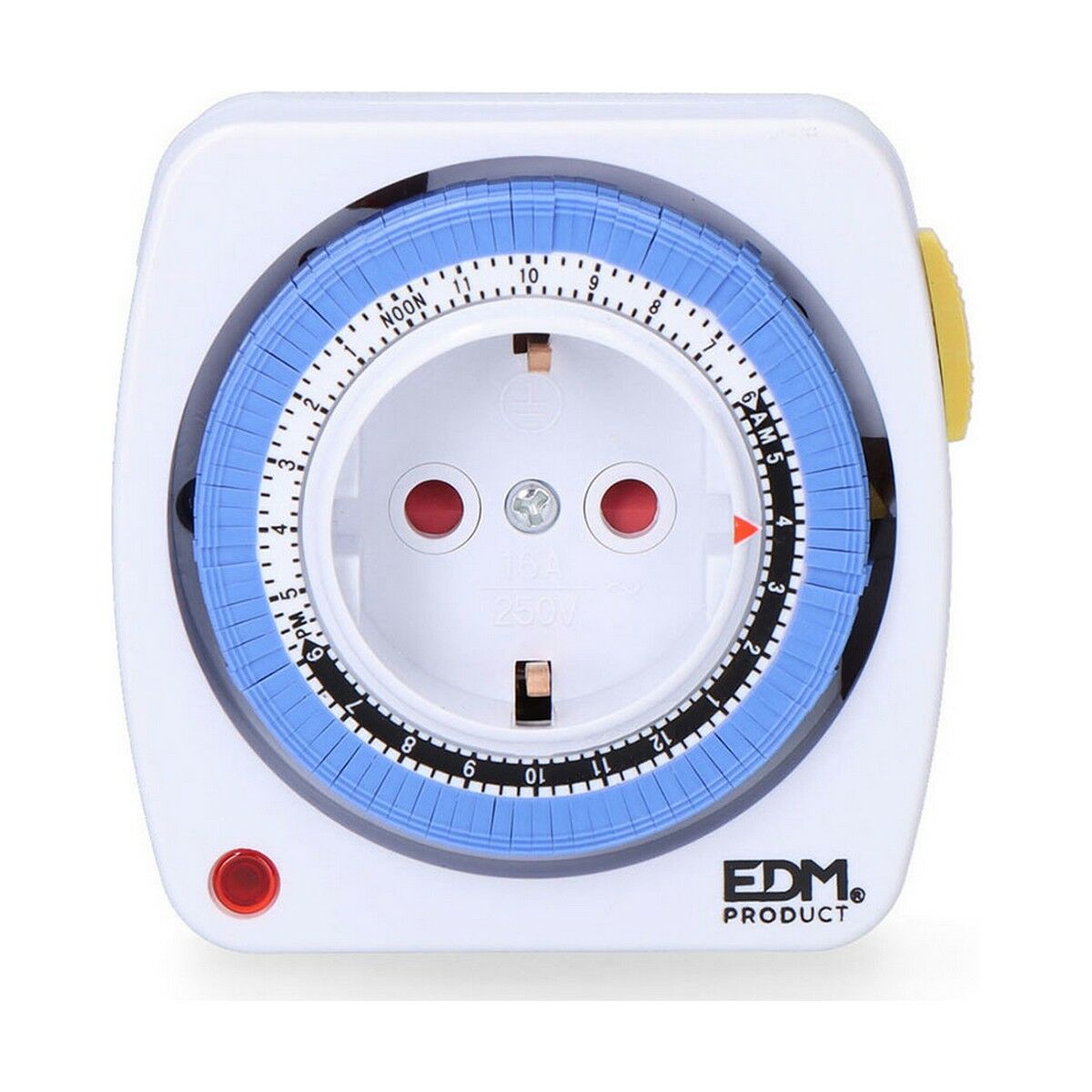 Kontakt med analog programmerare EDM 03006 3500 W 230 V 24 timmar - 2