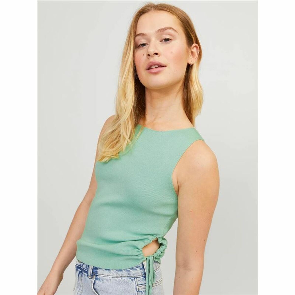 Tanktop, Dam Jack & Jones Jxdahlia Top Knit Grön - 6