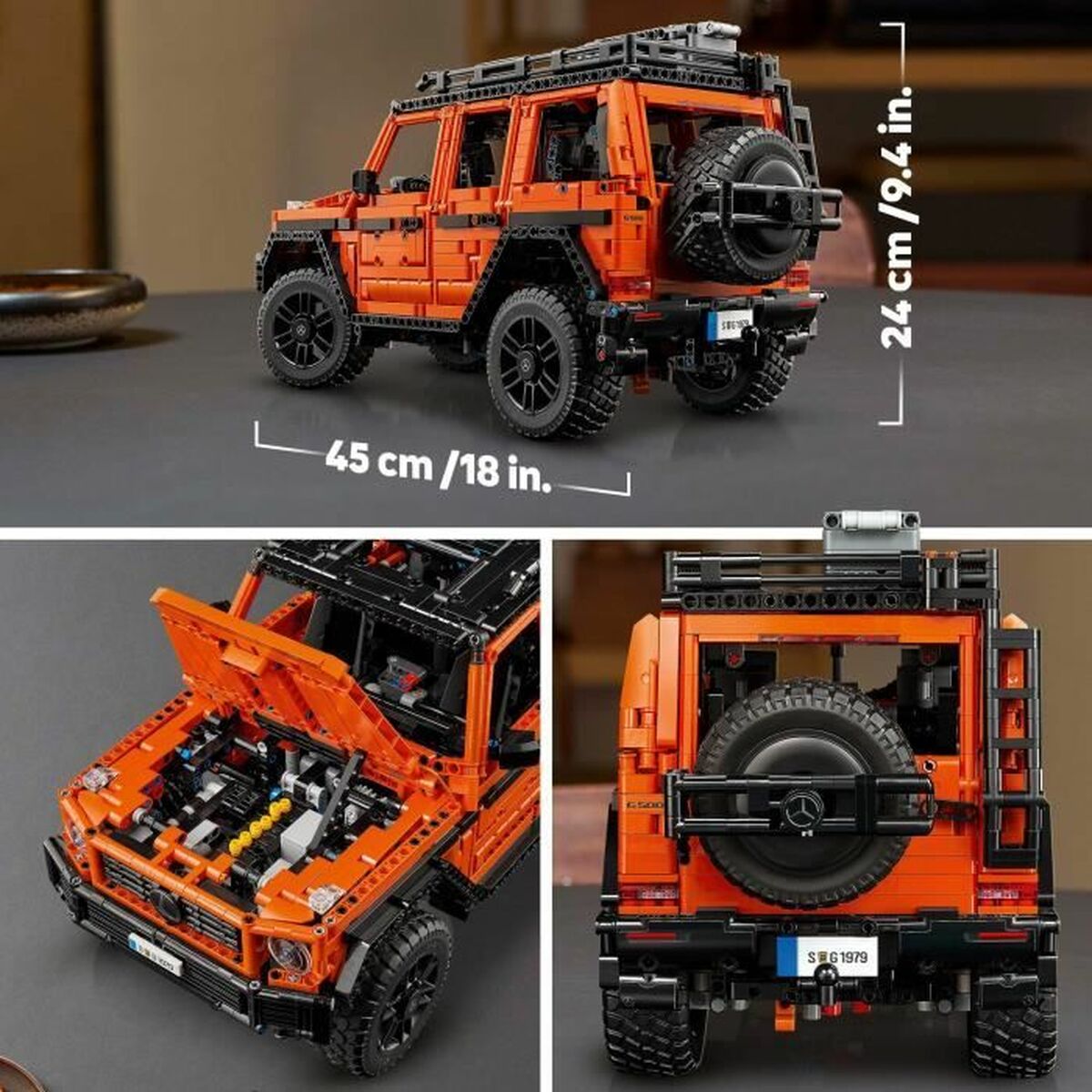Byggsats Lego Techniq 42177 Mercedes-Benz G 500 PROFESSIONAL Line 2891 Delar - 3