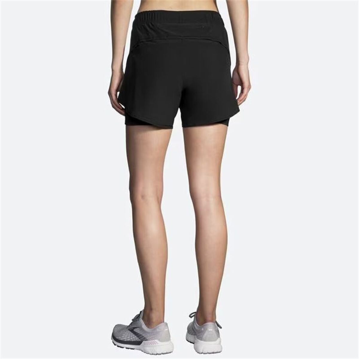 Sportshorts för kvinnor Brooks Chaser 5" 2-in-1 Svart - 3