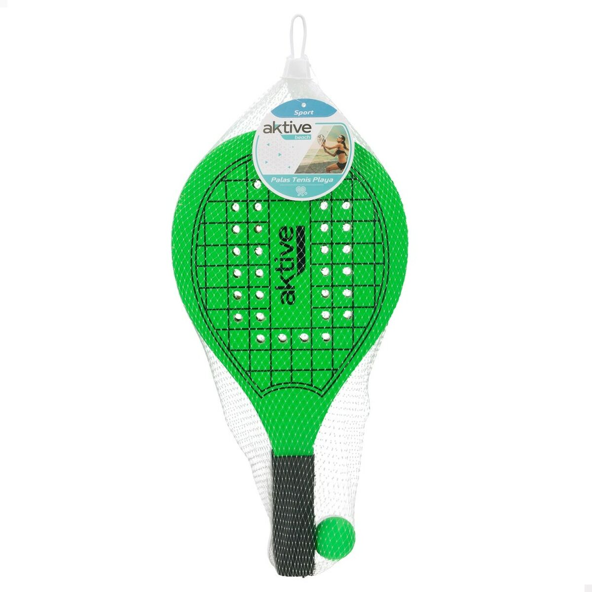 Strandspadar med boll Aktive Trä 20,5 x 39,5 cm (24 antal) - 14