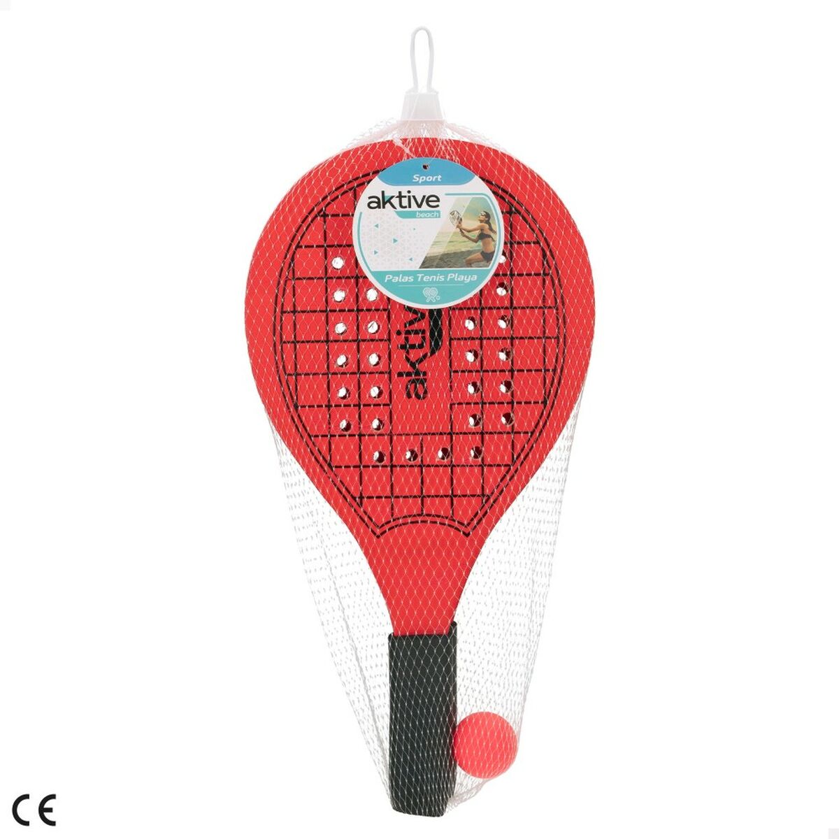 Strandspadar med boll Aktive Trä 20,5 x 39,5 cm (24 antal) - 12
