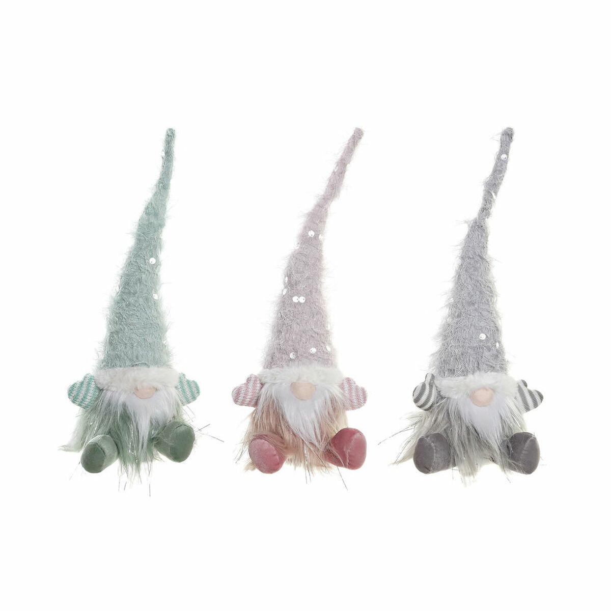 Prydnadsfigur DKD Home Decor Polyester (3 pcs) (14 x 13 x 35 cm)