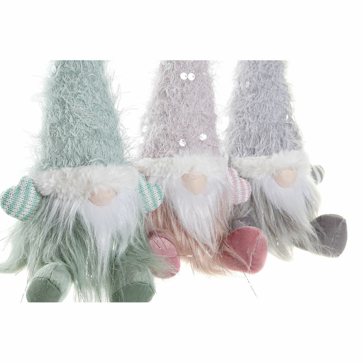 Prydnadsfigur DKD Home Decor Polyester (3 pcs) (14 x 13 x 35 cm) - 2